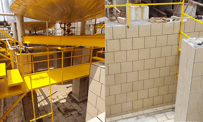 4+ lakh-liter Underground RCC Tank for acidic chemical storage within a fully operational industrial plant.