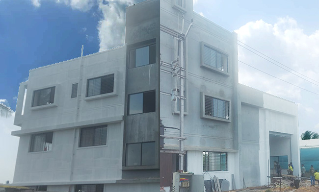 Workshop residential building Progressive Industries Ozar Maharashtra